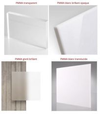 Kit &eacute;chantillons 4 PMMA porte coulissante