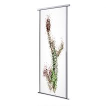 Porte coulissante 1 vantail bask