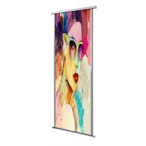 Porte int&eacute;rieur coulissante 1 vantail femme