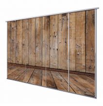 Porte coulissante 4 vantaux Woodie
