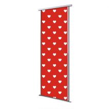 Porte int&eacute;rieur coulissante 1 vantail coeur