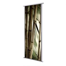 Porte int&eacute;rieur coulissante 1 vantail bambou
