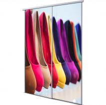 Porte int&eacute;rieur coulissante 2 vantaux tals