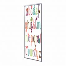 Porte coulissante 1 vantail Alphabet