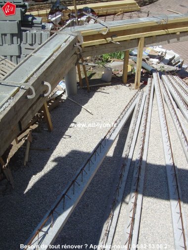 Travaux dalle en béton, ferraillage, isolation et niveau de dalle