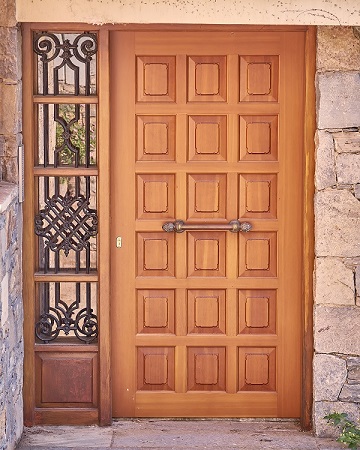 Porte d'entrée en bois Porte d'entrée en bois