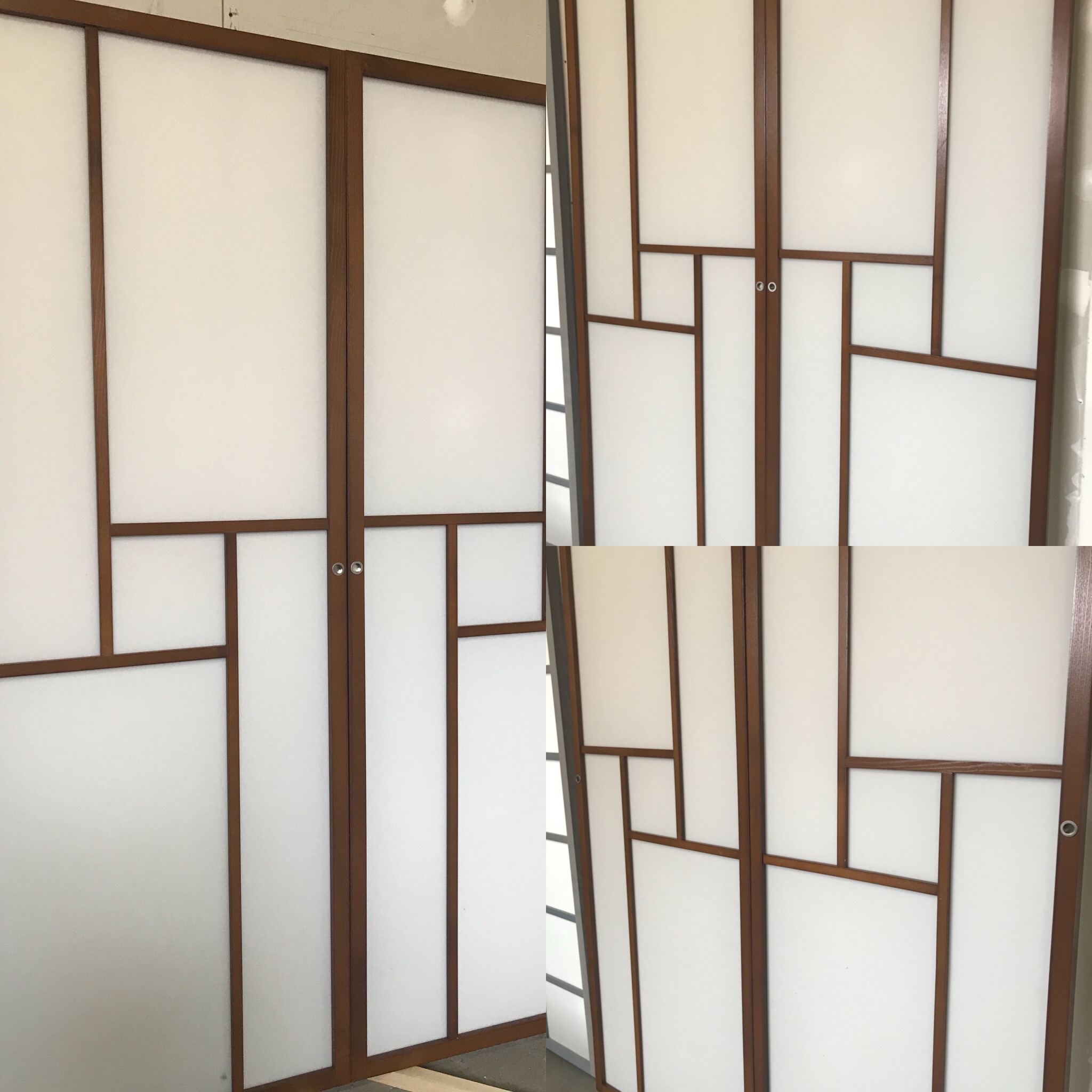 Une porte coulissante graphique pour un design parfait